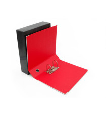 Registratore Kingbox - dorso 8 cm - protocollo 23 x 33 cm - rosso - Starline