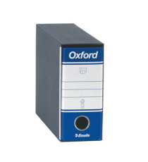 Registratore Oxford G81 - dorso 8 cm - memorandum 23 x 18 cm - blu - Esselte