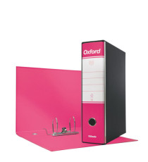 Registratore Oxford G83 - dorso 8 cm - commerciale 23 x 30 cm - fucsia - Esselte