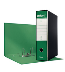 Registratore Oxford G85 - dorso 8 cm - protocollo 23 x 33 cm - verde - Esselte