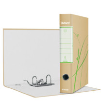 Registratore Oxford Green G84 - dorso 5 cm - protocollo 23 x 33 cm - avana - Esselte