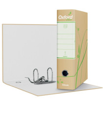 Registratore Oxford Green G85 - dorso 8 cm - protocollo 23 x 33 cm - avana - Esselte
