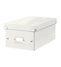 Scatola archivio Click & Store - per DVD - 20,6 x 14,7 x 35,2 cm - bianco - Leitz