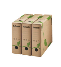 Scatola archivio EcoBox - dorso 8 cm - 32,7 x 23,3 cm - Esselte