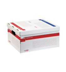 Scatola archivio Memory X File - con coperchio - dorso 27,5 cm - 37 x 27 x 52 cm - bianco - Sei Rota