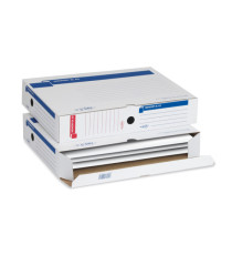 Scatola archivio Memory XL A3 - 30 x 42 cm - dorso 8 cm - bianco - Sei Rota