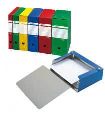 Scatola archivio Spazio - dorso 10 cm - 25 x 35 cm - rosso - Sei Rota