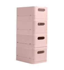 Scatola pieghevole The Smart Case midi Skandi - 27,6 x 18,8 x 12 cm - nude - Exacompta