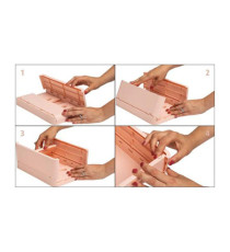 Scatola pieghevole The Smart Case midi Skandi - 27,6 x 18,8 x 12 cm - nude - Exacompta