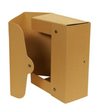 Scatola progetto - dorso15cm - 25 x 35 cm - cartone riciclato FSC - avana - Starline