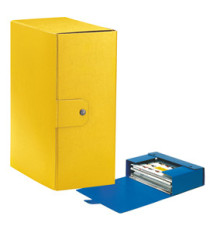 Scatola progetto Eurobox - dorso 15 cm - 25 x 35 cm - giallo - Esselte