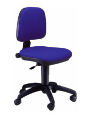 Sedia operativa Atlas A41B - senza braccioli - blu - Unisit