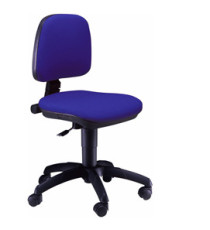 Sedia operativa Atlas A41B - senza braccioli - blu - Unisit