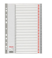 Separatore numerico 1/31 - PP - A4 - grigio - Esselte