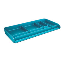 Vaschetta portacancelleria Mydesk - 26,1 x 12,5 x 2,8 cm - turchese - Arda