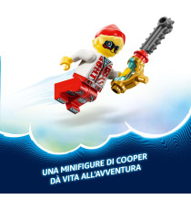 Lego DREAMZzz - 3 in 1 Jet-controller di Cooper - Lego 71489 Trasformabile in Aereo o Elicottero Anni 7+ 266pz
