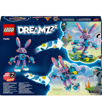 Lego DREAMZzz - 3 in 1 Izzie e il coniglietto del gaming Bunchurro - Lego 71490 con Skateboard e Booster Anni 7+ 252pz