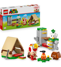 Lego Super Mario - In campeggio con Capitan Toad - Lego 72040 con 3 Figure, una Tenda e un Ponte che Crolla 6+ 159pz