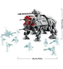 Lego Star Wars - Walker AT-TE - Lego 75337 Droidi da Battaglia e Droide Ragno Anni 9+ 1080pz