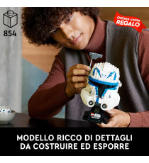 Lego Star Wars - Casco di Captain Rex - Lego 75349 il comandante della Legione 501 854pz Anni 18+