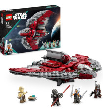 Lego Star Wars - Shuttle Jedi T-6 di Ahsoka Tano - Lego 75362 con 4 Minifigure Sabine Wren,Marrok,Spade Laser 601pz Anni 9+