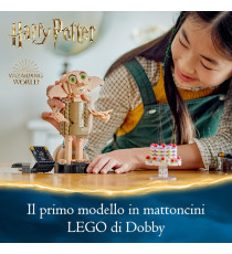 Lego Harry Potter - Dobby, l’elfo domestico - Lego 76421 Modello Snodabile 403pz Anni 8+