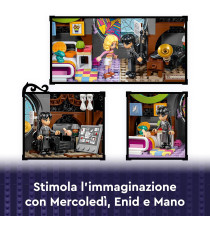 Lego Wednesday - Il dormitorio di Mercoledì ed Enid - Lego 76781 con 4 Mini Bamboline 750pz Anni 10+