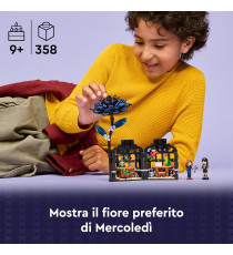 Lego Wednesday - Fiore di dalia nero - Lego 76784 con 2 Mini Bamboline e Accessori 358pz Anni 9+