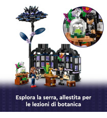 Lego Wednesday - Fiore di dalia nero - Lego 76784 con 2 Mini Bamboline e Accessori 358pz Anni 9+