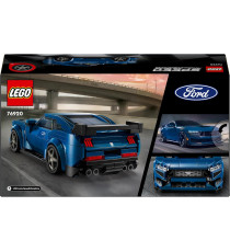 Lego Speed Champions - Auto sportiva Ford Mustang Dark Horse - Lego 76920 Dettagli originali del design Ford 344pz Anni 9+