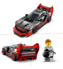 Lego Speed Champions - Auto da corsa Audi S1 e-tron quattro - Lego 76921 con l'alettone e il diffusore posteriore 274pz Anni 9+