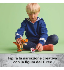 Lego Jurassic World - Little Eatie: T. rex - Lego 76967 con Mascella Apribile, Testa, Coda, Braccia e Gambe Mobili Anni 7+ 317pz