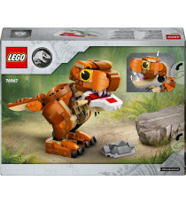 Lego Jurassic World - Little Eatie: T. rex - Lego 76967 con Mascella Apribile, Testa, Coda, Braccia e Gambe Mobili Anni 7+ 317pz