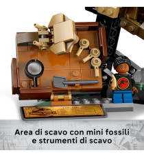 Lego Jurassic World - Fossili di dinosauro: teschio di Triceratopo - Lego 76969 con Mascella Apribile, Minifigure Anni 9+ 468pz
