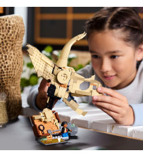 Lego Jurassic World - Fossili di dinosauro: teschio di Triceratopo - Lego 76969 con Mascella Apribile, Minifigure Anni 9+ 468pz