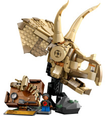 Lego Jurassic World - Fossili di dinosauro: teschio di Triceratopo - Lego 76969 con Mascella Apribile, Minifigure Anni 9+ 468pz