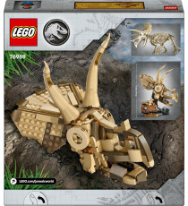 Lego Jurassic World - Fossili di dinosauro: teschio di Triceratopo - Lego 76969 con Mascella Apribile, Minifigure Anni 9+ 468pz
