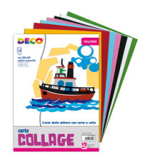 Album collage 710/10 - 24 x 34 cm - 10 fogli - carta velluto - 130 gr - DECO
