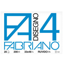 Album F4 - 33 x 48 cm - 200 gr - 20 fogli - ruvido - Fabriano