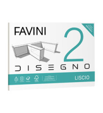 Album Favini 2 - 24 x 33 cm - 110 gr - 20 fogli - liscio - Favini