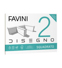 Album Favini 2 - 24 x 33 cm - 110 gr - 20 fogli - liscio squadrato - Favini