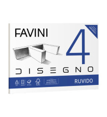 Album Favini 4 - 24 x 33 cm - 220 gr - 20 fogli - ruvido - Favini