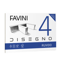 Album Favini 4 - 33 x 48 cm - 220 gr - 20 fogli - ruvido - Favini