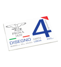 Album Pigna4 - 24 x 33 cm - 4 angoli - 20 fogli - 200 gr - liscio - Pigna