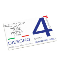 Album Pigna4 - 33 x 48 cm - 4 angoli - 20 fogli - 200 gr - liscio squadrato - Pigna