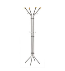 Appendiabiti - 4 posti - 180 x 52 cm - argento - Alco