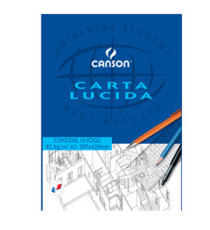 Blocco carta lucida - A3 - 10 fogli - 80gr - uso manuale - Canson