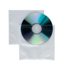 Buste a sacco Soft CD - liscio - trasparente - PP -  Sei Rota - conf. 25 pezzi