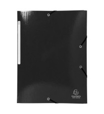 Cartella 3 lembi con elastico angolare Iderama - A4 - dorso 3,5cm - 10 colori assortiti - Exacompta