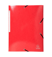 Cartella 3 lembi con elastico angolare Iderama - A4 - dorso 3,5cm - 10 colori assortiti - Exacompta